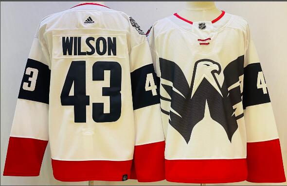 Men's Washington Capitals Tom Wilson Fanatics Branded White 2023 NHL Stadium Series Breakaway Player Jersey