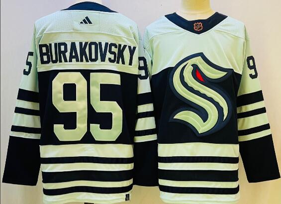 Men's Seattle Kraken Andre Burakovsky stitched Jersey