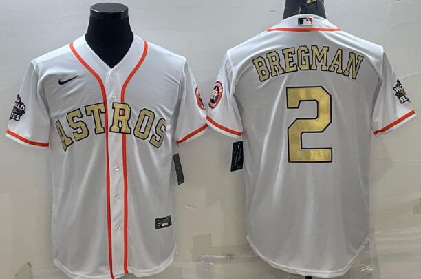 Men's Houston Astros #2 Alex Bregman  MLB Cool Base Nike Jersey
