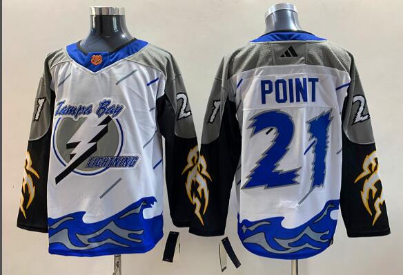 Men's Tampa Bay Lightning Brayden Point stitched Jersey