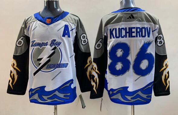 Men's Tampa Bay Lightning Nikita KUCHEROV  86 stitched Jersey