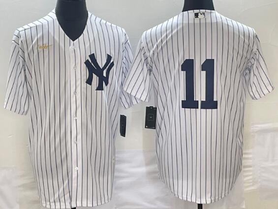 Men's New York Yankees Anthony Volpe 11 Nike White stitched Jersey