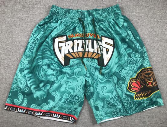 Men's Memphis Grizzlies Stitched Shorts