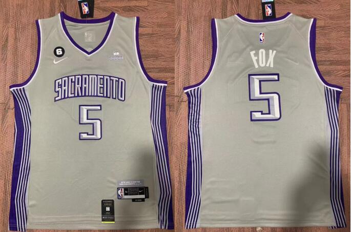 De'Aaron Fox Sacramento Kings Men's Stitched Jersey
