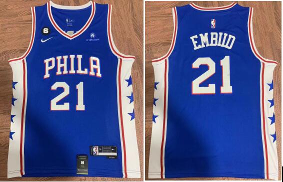Joel Embiid Philadelphia 76ers Nike Men's 2022/23 Stitched Jersey