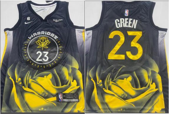 Men  Golden State Warriors Draymond Green Nike Black 2022/23 Swingman Jersey - City Edition