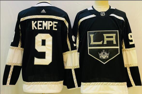 Adidas Los Angeles Kings #9 Adrian Kempe Black Home  Stitched Men's NHL Jersey