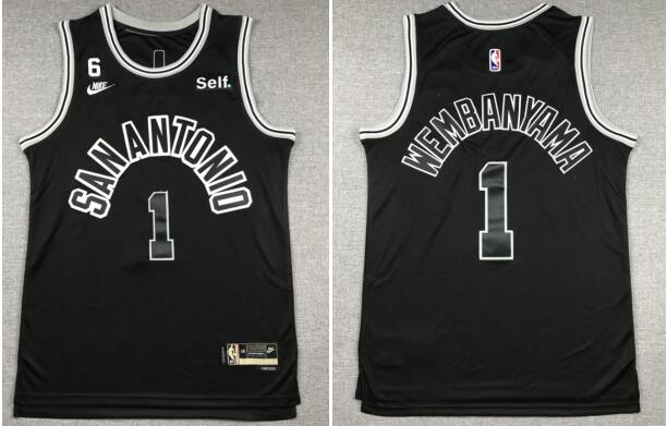 San Antonio Spurs Men's Wembanyama stitched jersey