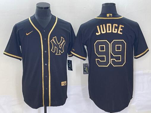 Men's New York Yankees #99 Aaron Judge Black  Stitched Baseball Jersey
