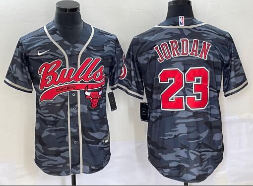 Michael Jordan Chicago Bulls Men's Stitched Baseball jersey