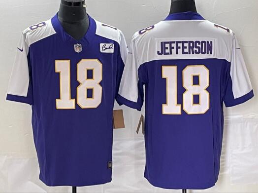 Men's Justin Jefferson Minnesota Vikings New stitched Jersey