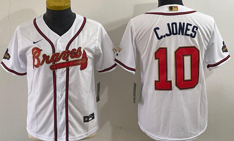 Chipper Jones Atlanta Braves Youth Jersey