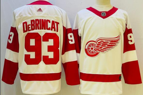 Alex DeBrincat Detroit Red Wings Men's  White adidas  Jersey