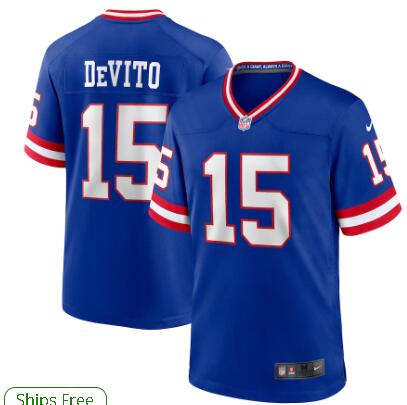 Tommy DeVito 15 New York Giants men's jersey