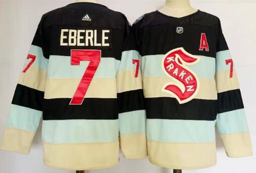 Men's Jordan Eberle Seattle Kraken Fanatics Branded 2024 NHL Winter Classic Breakaway Player Jersey - Deep Sea Blue