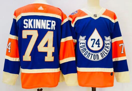 Men's Edmonton Oilers Stuart Skinner stitched Jersey