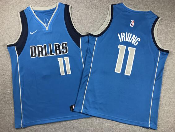Dallas Mavericks #11 Kyrie Irving stitched youth jersey