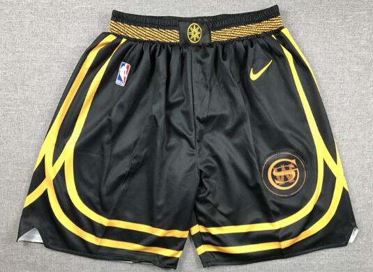 Men Golden State Warriors stitched shorts