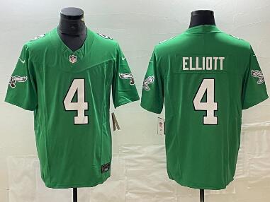 Men's Philadelphia Eagles #4 Jake Elliott Green Alternate FUSE Vapor Limited Stitched Jersey
