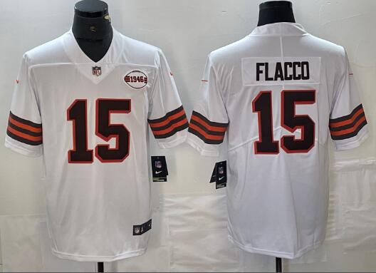 Men's Cleveland Browns Nike 1946 Collection Alternate stitched  Jersey - White