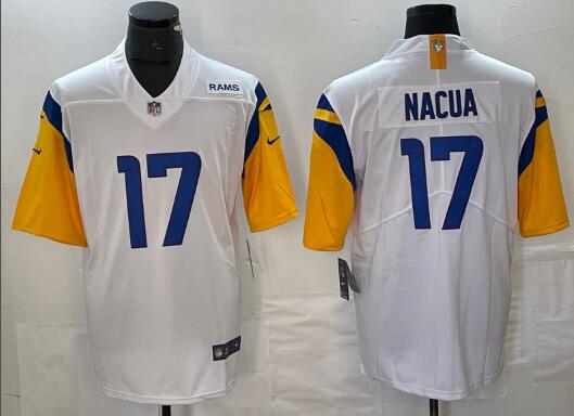 Los Angeles Rams Nike NACUA 17 Stitched Men's Jersey - White
