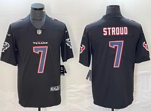 Men's C.J. Stroud Houston Texans Nike Fashion stitched Jersey - Black