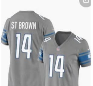 Men's Amon-Ra St. Brown Detroit Lions Nike  stitched Jersey