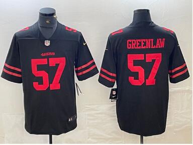 Men's San Francisco 49ers #57 Dre Greenlaw Black Vapor Untouchable Limited Stitched Jersey