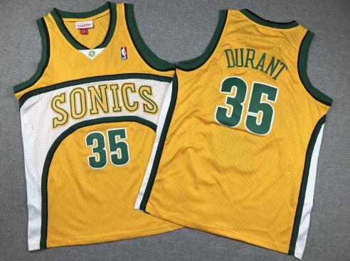 Kids Kevin Durant Seattle Supersonics stitched jersey