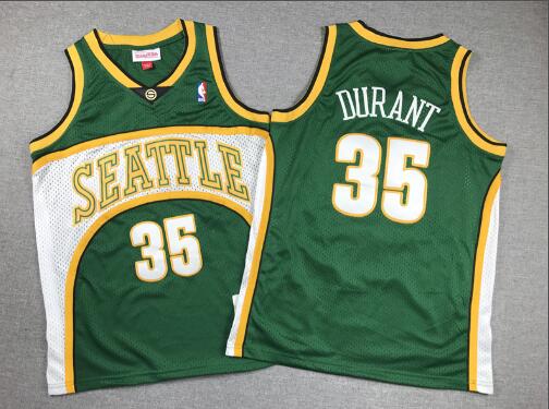 Kids Kevin Durant Seattle Supersonics stitched jersey