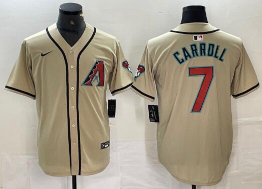 Nike Men's Corbin Carroll Arizona Diamondbacks  Stitched Jersey