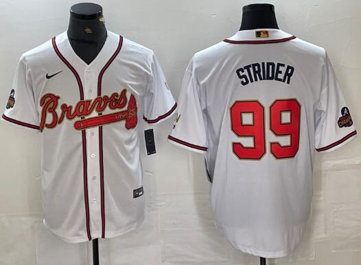 Men's Atlanta Braves Spencer Strider Nike stitched Jersey