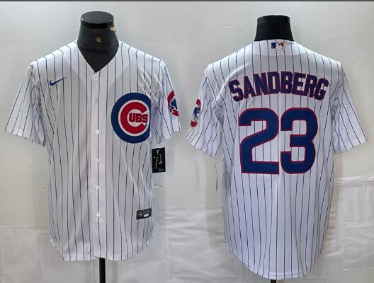 Nike Men's Ryne Sandberg Chicago Cubs White Home Limited Player Jersey