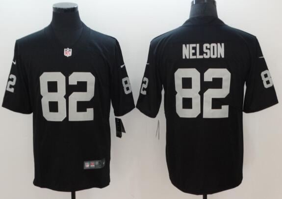 men NEW Nike Oakland Raiders 82 Nelson stitched jersey