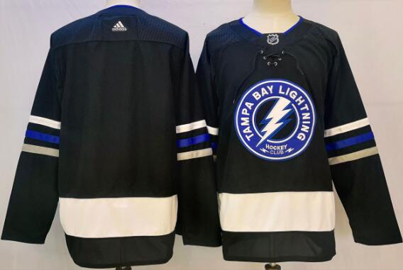 Men's Tampa Bay Lightning Blank Black 2024 Stadium Series Stitched Jersey