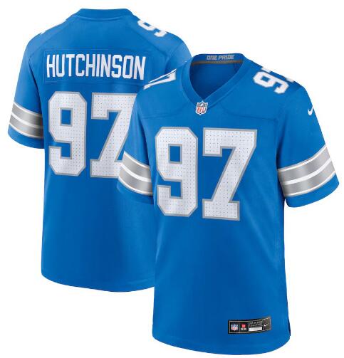 Men's Detroit Lions #97 Aidan Hutchinson Limited 2024 Vapor Jersey