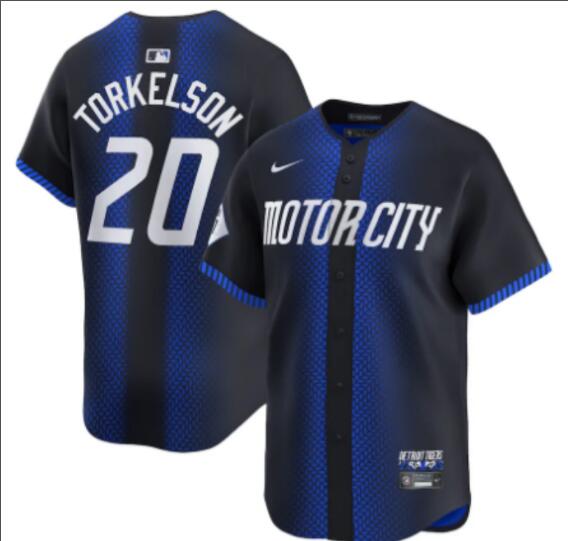 Men's Detroit Tigers Spencer Torkelson Nike Navy 2024 City Connect Limited Jersey