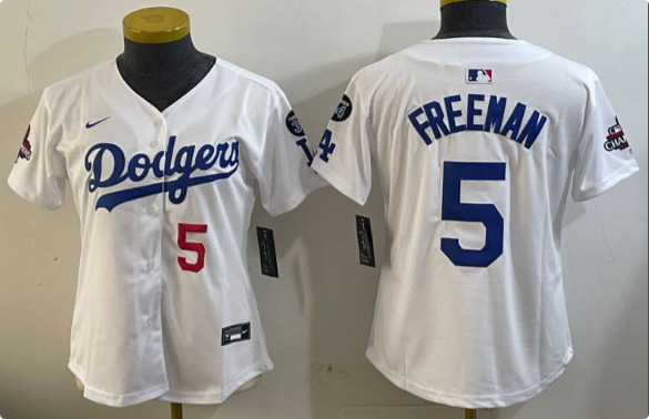 Women's Los Angeles Dodgers #5 Freddie Freeman jersey
