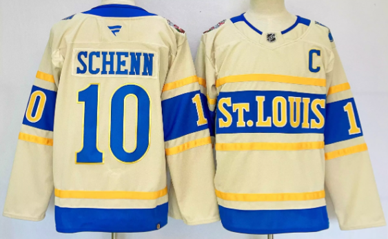 2025 Kyrou Parayko Schenn Thomas Binnington 2024 Winter Classic Jersey