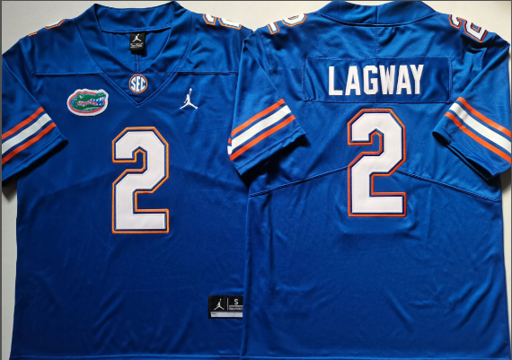 Florida Gators Black #2 LAGWAY Men's JERSEY
