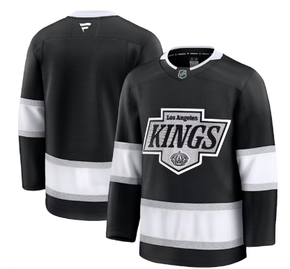 Men's Los Angeles Kings Blank Black 2024-25 Home Stitched Hockey Jersey