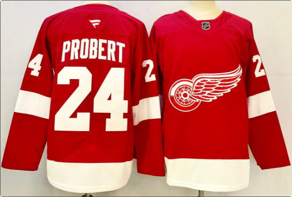 Men's Detroit Red Wings #24 Bob Probert Red 2024-25 Stitched Jersey

2024-25 Home Stitched Jersey