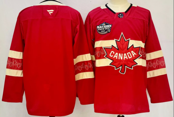 Men's Canada #71 Anthony Cirelli Red 2025 4 Nations Face-Off Premium Stitched Jersey