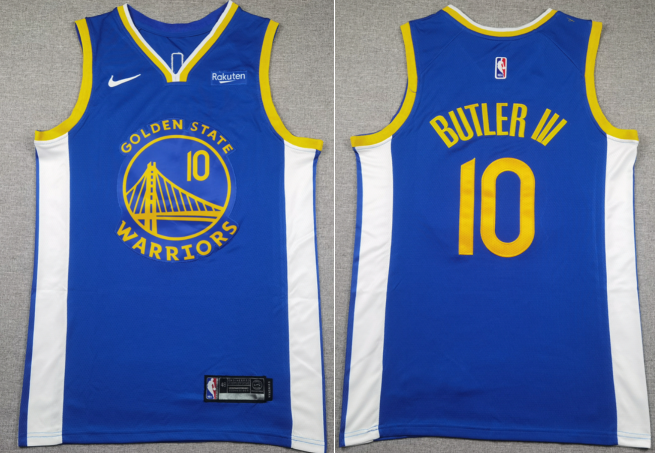 Jimmy Butler Golden State Warriors  Blue Men's Stitched Jersey