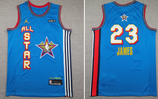LeBron James Jordan Brand Unisex 2025 NBA All-Star Game Swingman Player Jersey - Light Blue