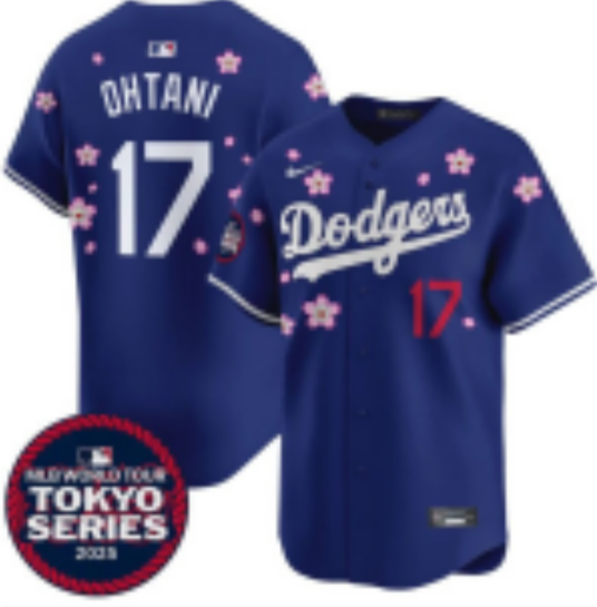Men's Los Angeles Dodgers MLB World Tour Tokyo Series 2025 White Baseball Jersey