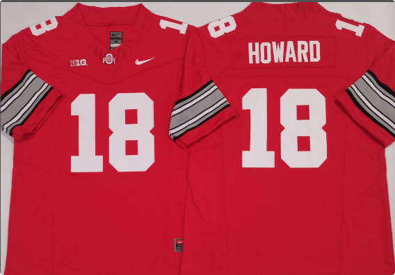 Will Howard Jersey #18 Ohio State stitched men's jersey