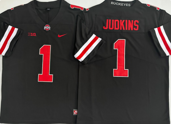 Ohio State Buckeyes  #1 JUDKINS men jersey