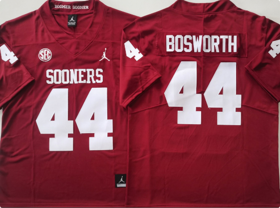 Oklahoma Sooners 44 Brian Bosworth white men NCAA college Football Jerseys