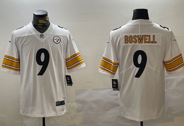 Men's Pittsburgh Steelers #9 Chris Boswell  Stitched Jersey